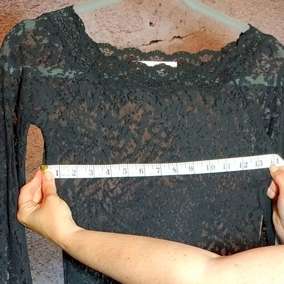 Retro 90s Victoria's Secret small black sexy lingerie dress - Picture 5 of 6